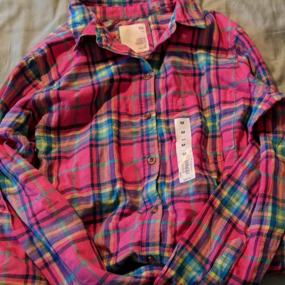 Cozy soft flannel long sleeve